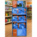 Pre-Filled Evo-X POS Light Up Electric Water Gun Stand